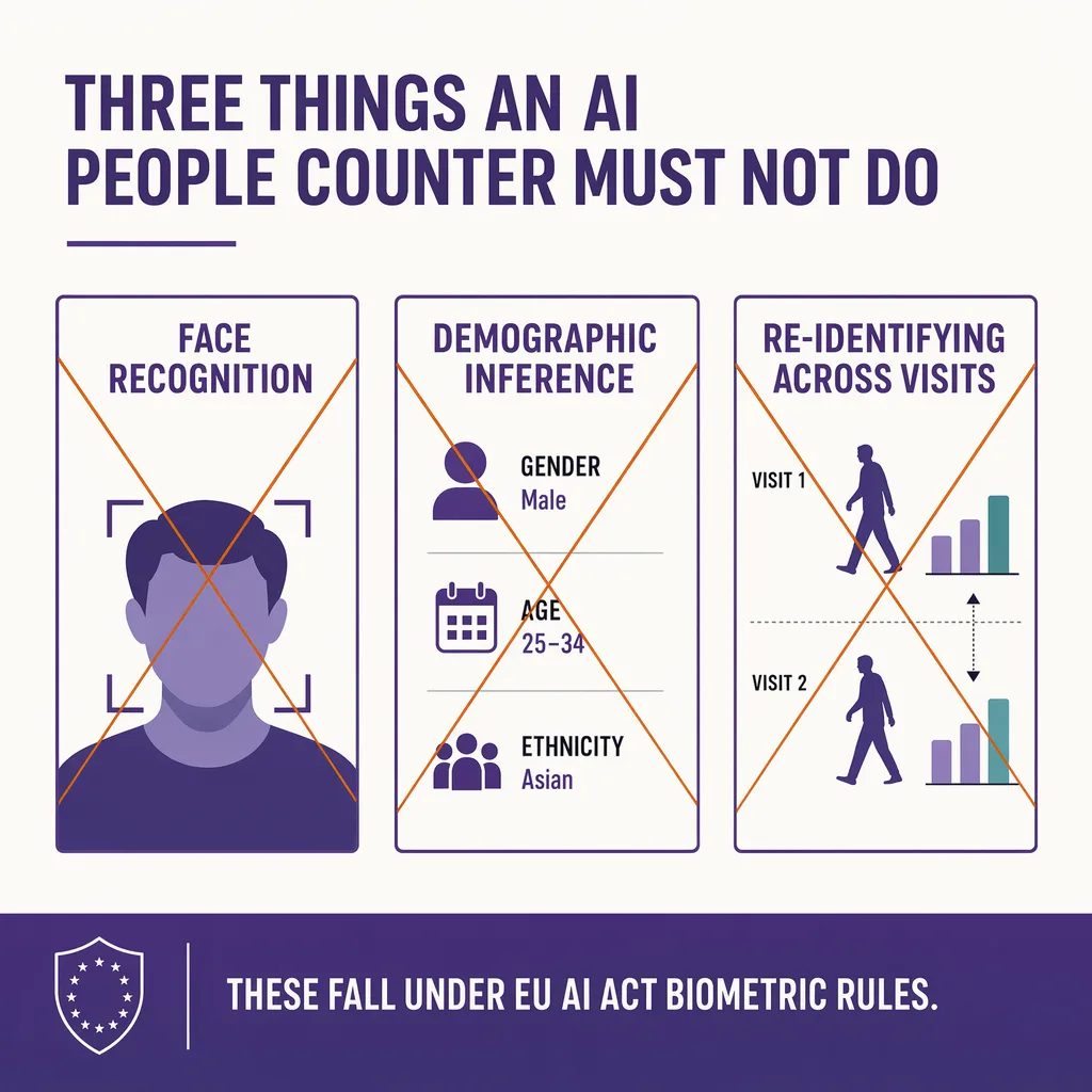 What an AI people counter must not do