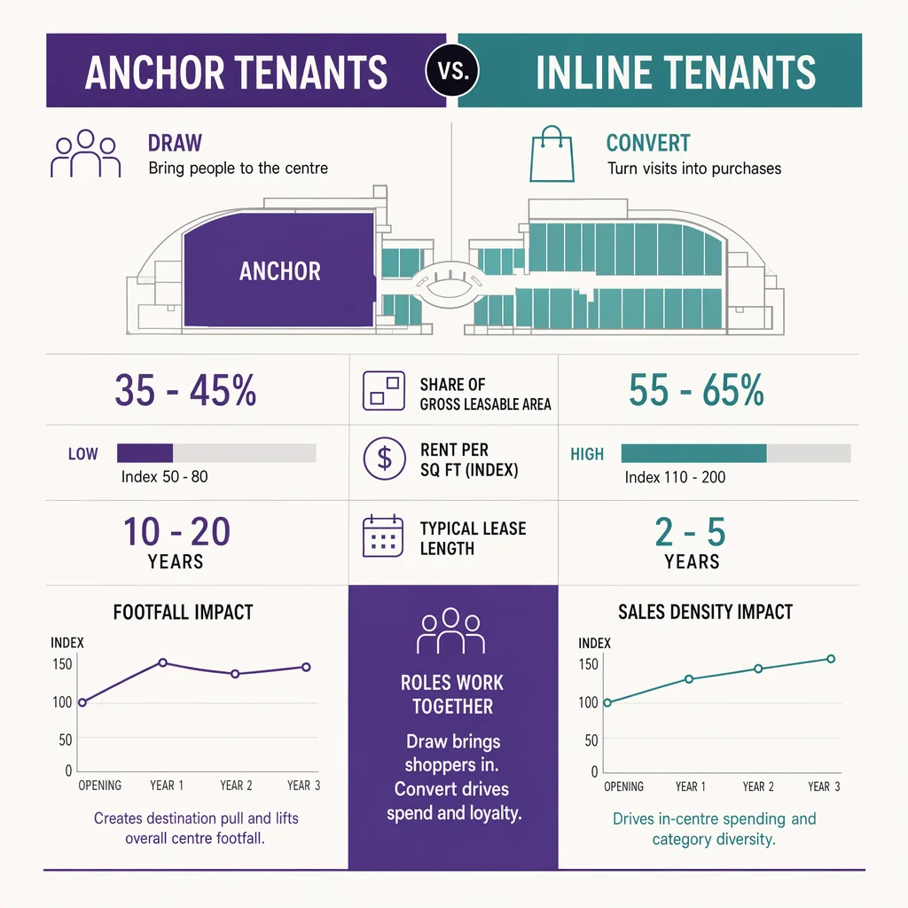 Anchor versus inline tenant roles