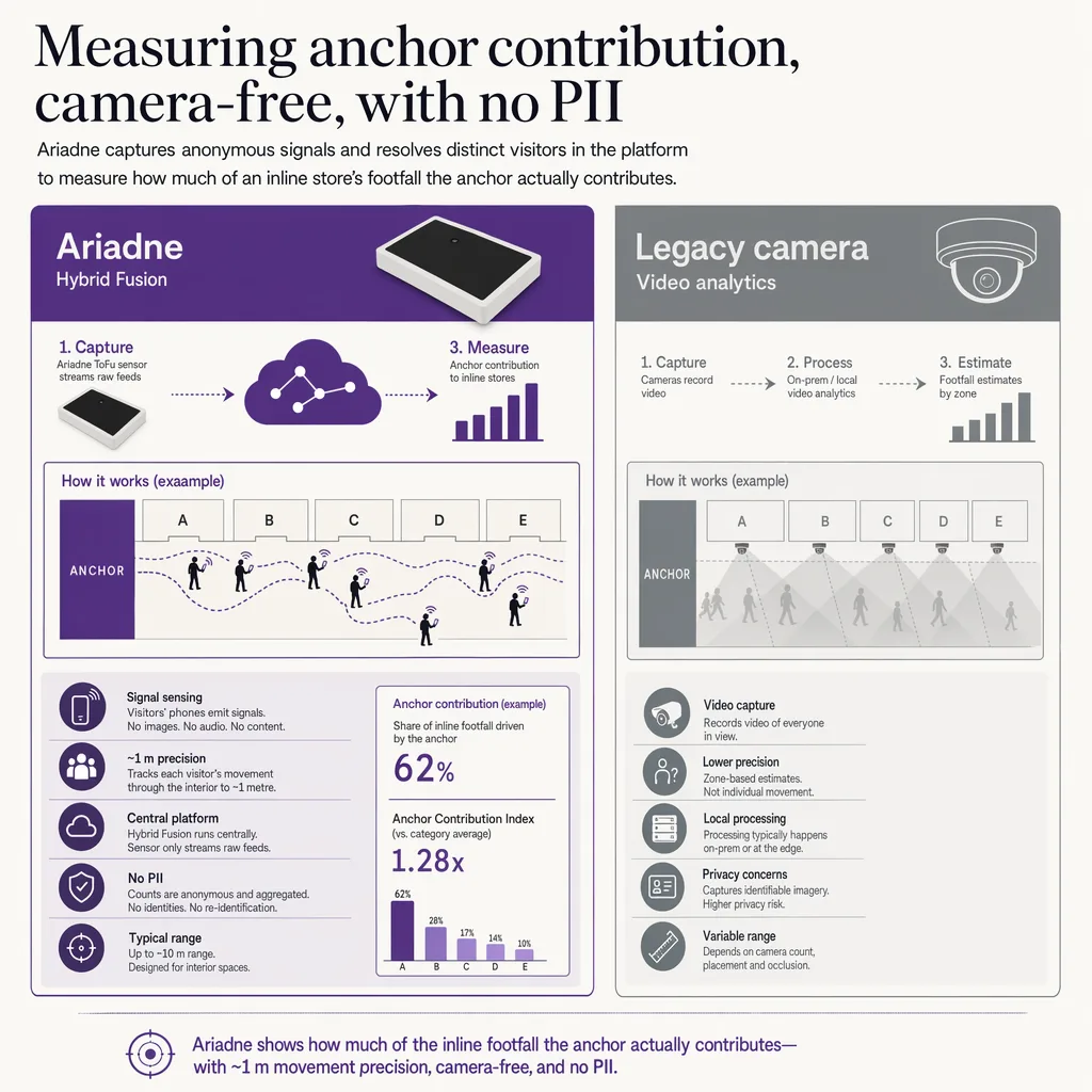 Measuring the anchor contribution