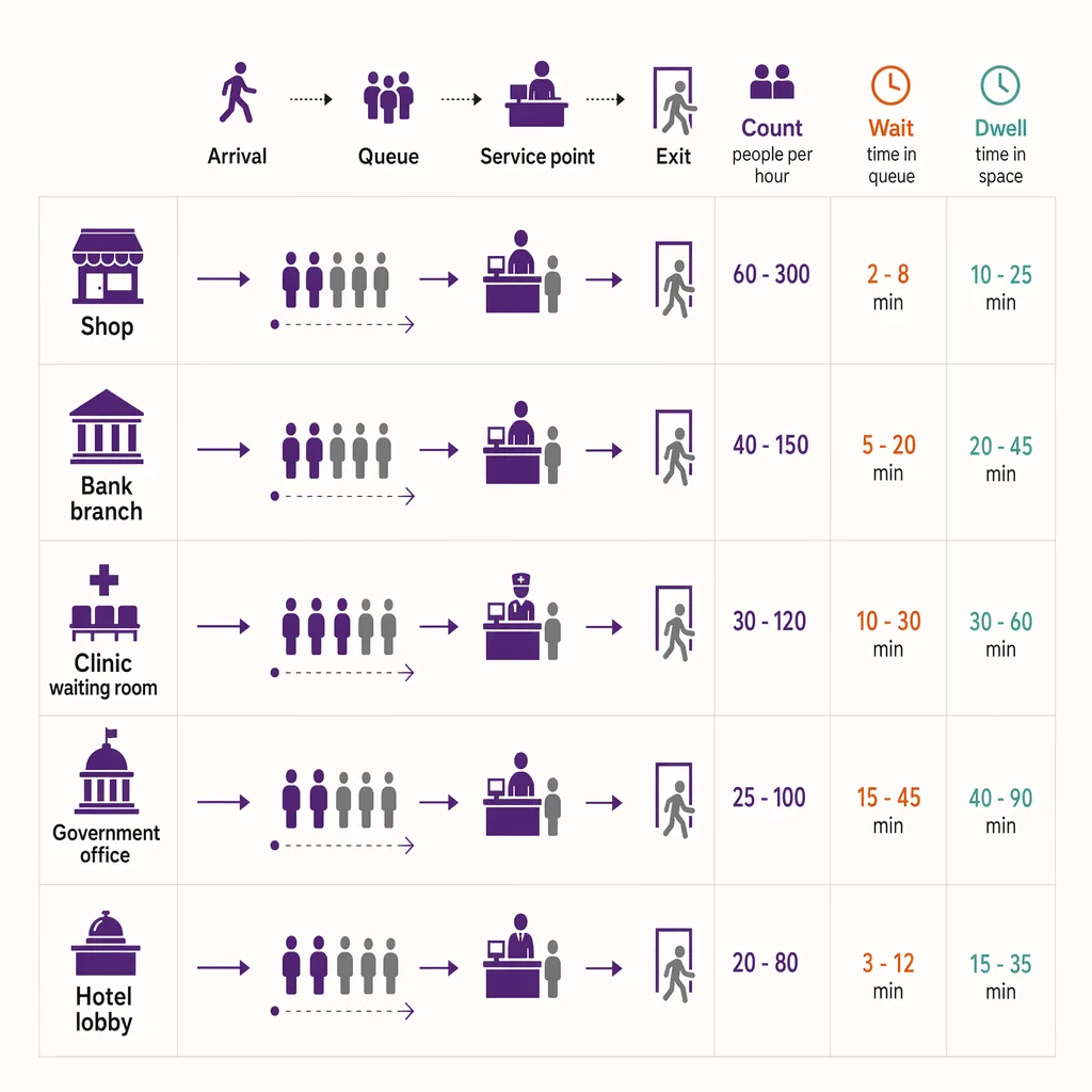 Customer flow is the same journey across every served space