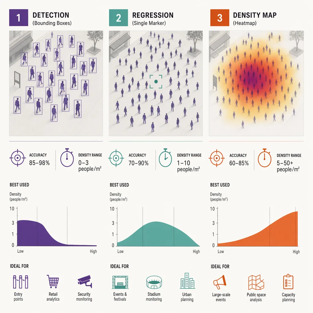 Crowd-counting model types