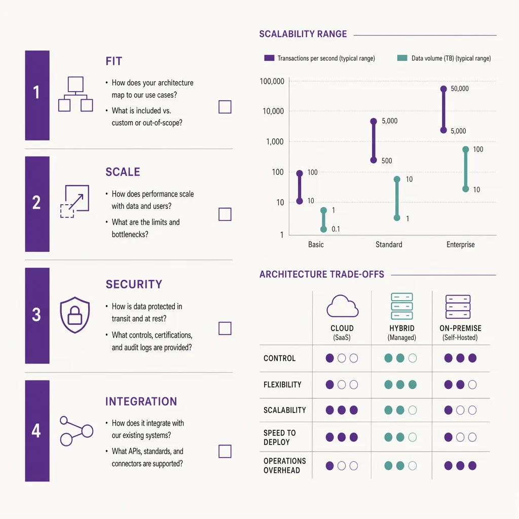 Architecture questions to ask a vendor