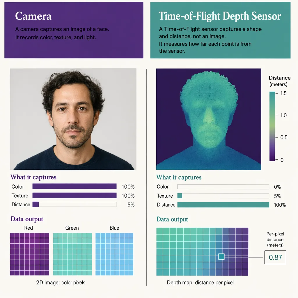 An image versus a depth shape