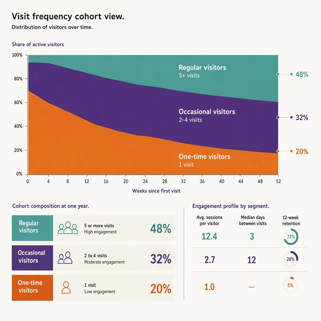 Visitor frequency cohorts