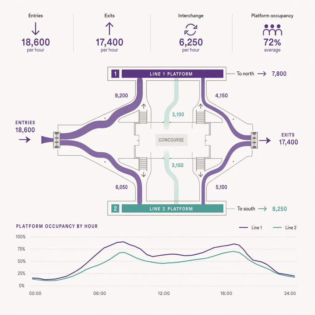 How station flow breaks down