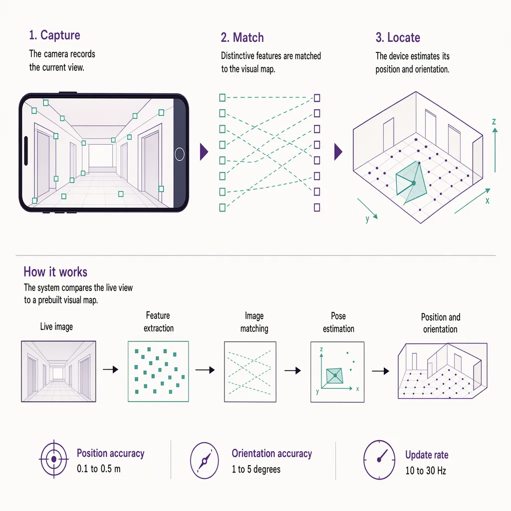 How a visual positioning system works
